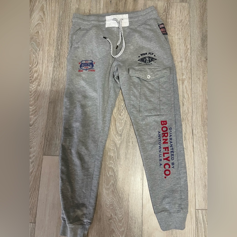 Born Fly Gray Joggers